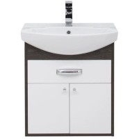 Тумба дуб кантенбери/белый 55,4 см Aquanet Грейс 00198374