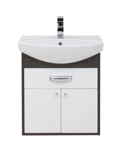 Тумба дуб кантенбери/белый 55,4 см Aquanet Грейс 00198374