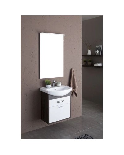 Тумба дуб кантенбери/белый 55,4 см Aquanet Грейс 00198374