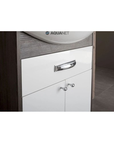Тумба дуб кантенбери/белый 55,4 см Aquanet Грейс 00198374