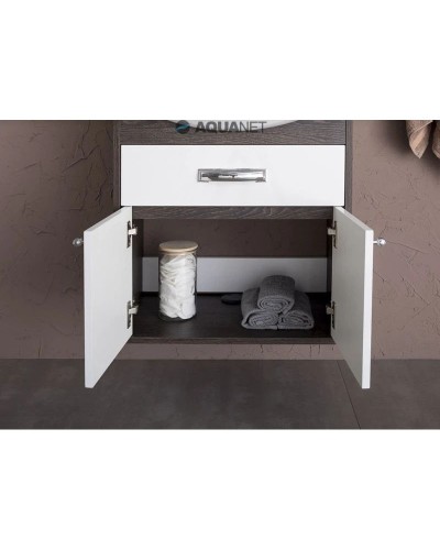 Тумба дуб кантенбери/белый 55,4 см Aquanet Грейс 00198374