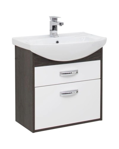 Тумба дуб кантенбери/белый 60,4 см Aquanet Грейс 00198378