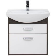 Тумба дуб кантенбери/белый 60,4 см Aquanet Грейс 00198378