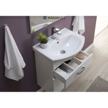 Тумба белый 55,4 см Aquanet Ирис 00198381