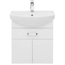 Тумба белый 55,4 см Aquanet Ирис 00198381