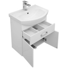 Тумба белый 55,4 см Aquanet Ирис 00198381