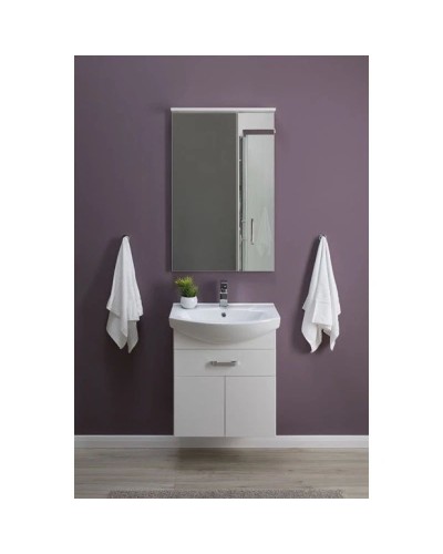 Тумба белый 55,4 см Aquanet Ирис 00198381