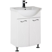 Тумба белый 56,5 см Aquanet Моника 00186769