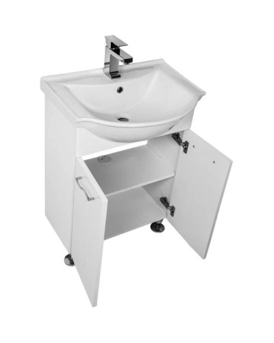 Тумба белый 56,5 см Aquanet Моника 00186769