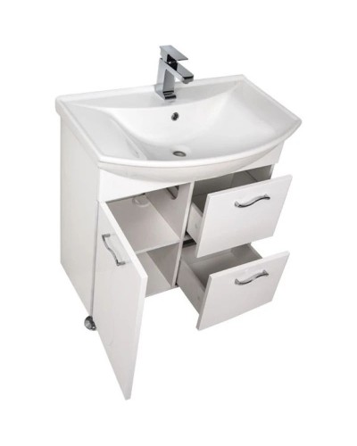 Тумба белый 72 см Aquanet Моника 00186770