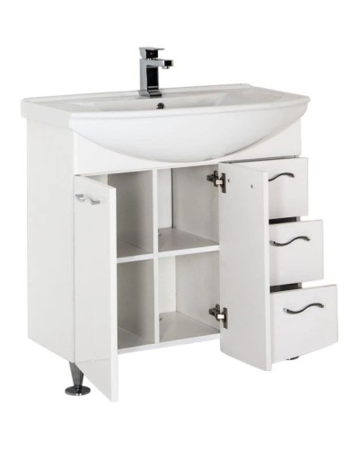 Тумба белый 82,5 см Aquanet Моника 00186771