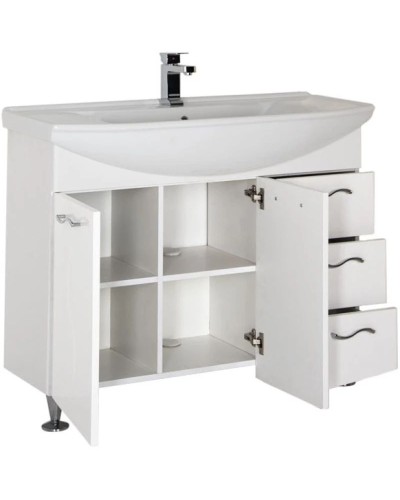 Тумба белый 102,5 см Aquanet Моника 00186772