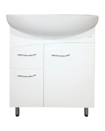Тумба белый глянец 59,1 см Cersanit Erica New SU-ERN-ERI65
