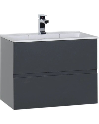 Тумба серый антрацит 69 см Aquanet Алвита 00183992