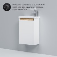Тумба под раковину AM.PM X-Joy 45 M85AFHX0451WG подвесная Белый глянец