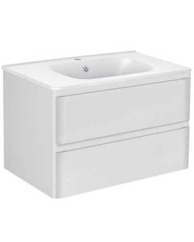 Тумба под раковину Vincea Vico VMC-2V800GW подвесная G.White