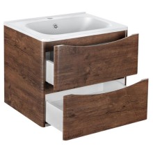 Тумба под раковину Vincea Paola VMC-2P600RW подвесная R.Wood