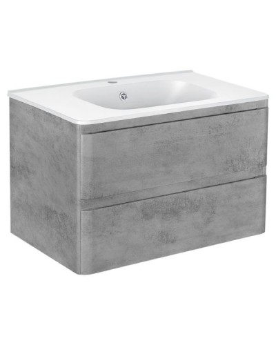 Тумба под раковину Vincea Vico VMC-2V800BT подвесная Beton