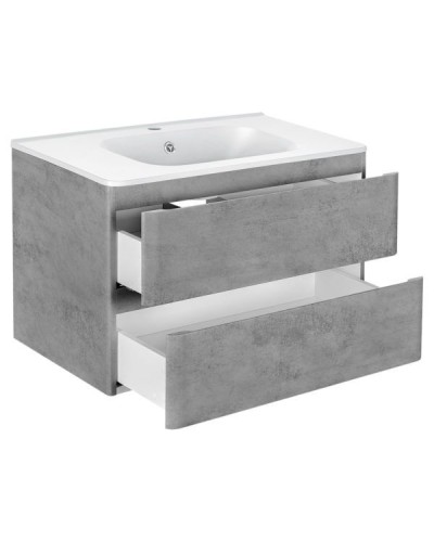 Тумба под раковину Vincea Vico VMC-2V800BT подвесная Beton