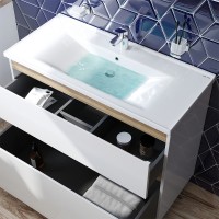 Тумба под раковину AM.PM X-Joy 100 M85AFSX1002WG Белый глянец