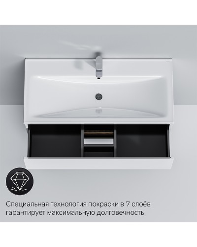Тумба под раковину AM.PM X-Joy 100 M85AFSX1002WG Белый глянец