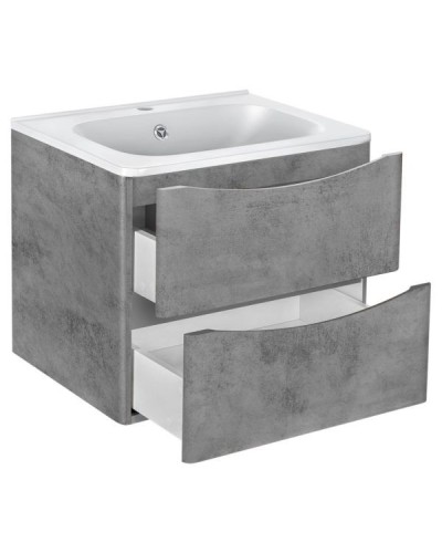 Тумба под раковину Vincea Paola VMC-2P600BT подвесная Beton