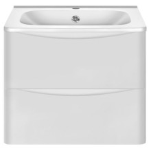 Тумба под раковину Vincea Paola VMC-2P600GW подвесная G.White