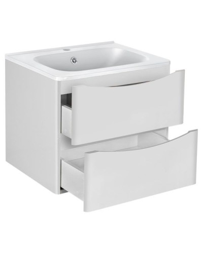 Тумба под раковину Vincea Paola VMC-2P600GW подвесная G.White