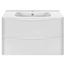 Тумба под раковину Vincea Paola VMC-2P800GW подвесная G.White