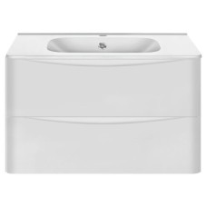 Тумба под раковину Vincea Paola VMC-2P800GW подвесная G.White