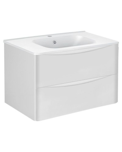 Тумба под раковину Vincea Paola VMC-2P800GW подвесная G.White