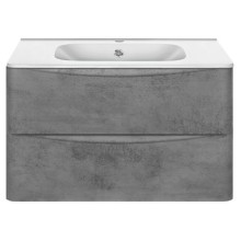 Тумба под раковину Vincea Paola VMC-2P800BT подвесная Beton