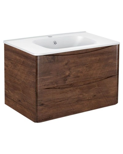 Тумба под раковину Vincea Paola VMC-2P800RW подвесная R.Wood