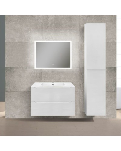 Тумба под раковину Vincea Norma VMC-2N800GW подвесная G.White