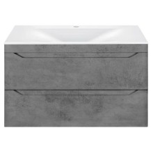 Тумба под раковину Vincea Fine VMC-2F800BT подвесная Beton