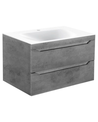 Тумба под раковину Vincea Fine VMC-2F800BT подвесная Beton