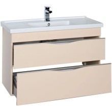 Тумба бежевый 95,5 см Aquanet Эвора 00184023