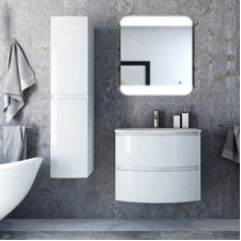 Тумба под раковину Cezares Vague 69 44220 подвесная Bianco lucido