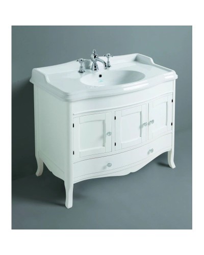 Тумба белый глянец 97 см Simas Arcade ARMC105 bi/cr