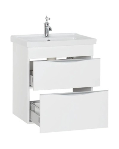 Тумба белый 55,5 см Aquanet Эвора 00184306
