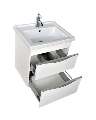 Тумба белый 55,5 см Aquanet Эвора 00184306