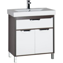 Тумба белый/венге 72 см Aquanet Гретта 00171584