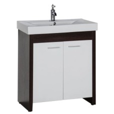 Тумба венге/белый 72 см Aquanet Тиана 00183654