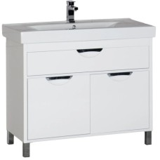 Тумба белый 96 см Aquanet Гретта 00179199