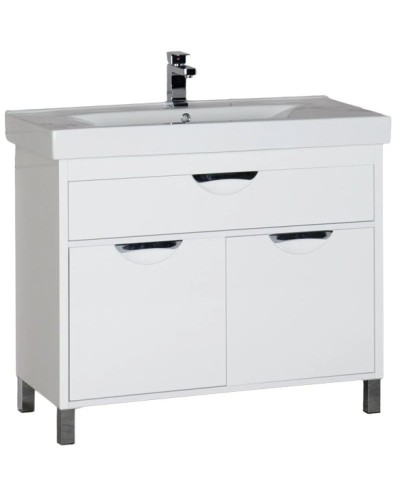 Тумба белый 96 см Aquanet Гретта 00179199