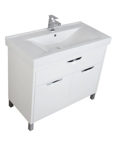 Тумба белый 96 см Aquanet Гретта 00179199