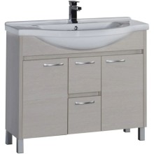 Тумба белый дуб 96,5 см Aquanet Донна 00169182