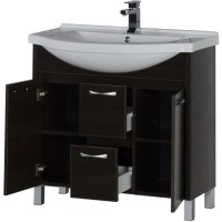 Тумба венге 86,5 см Aquanet Донна 00169180