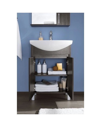 Тумба венге 59,4 см Aquanet Донна 00168941