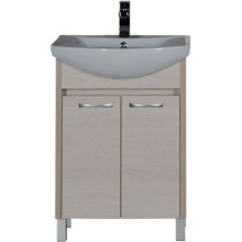 Тумба белый дуб 59,4 см Aquanet Донна 00169041